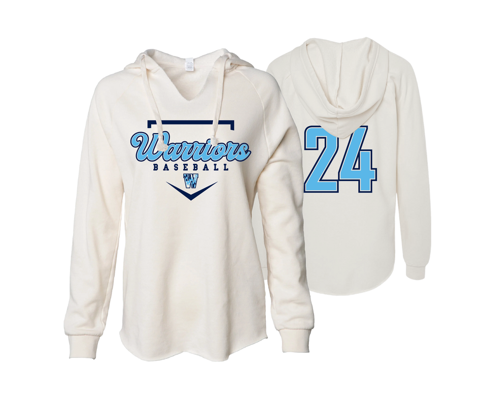 Warriors BCCC - DTF | Women's Wave Wash Hoodie