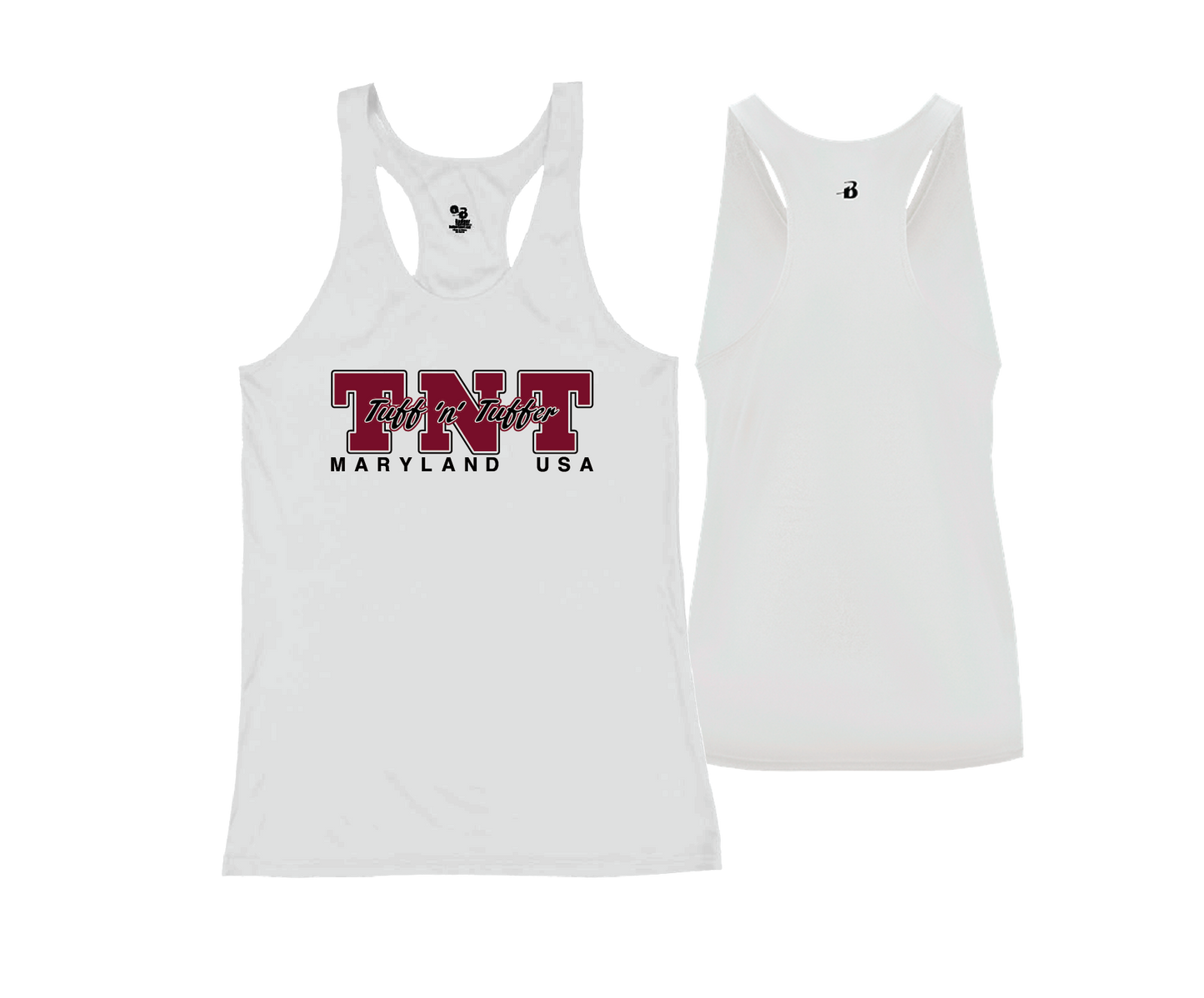 TNT -  DTF | Women's Performance Racerback
