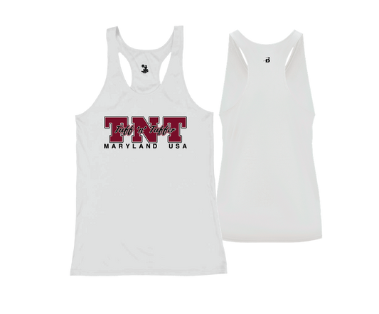 TNT -  DTF | Women's Performance Racerback