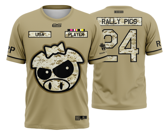 Rally Pigs - TAN MILITARY - FDS | Short Sleeve Jersey