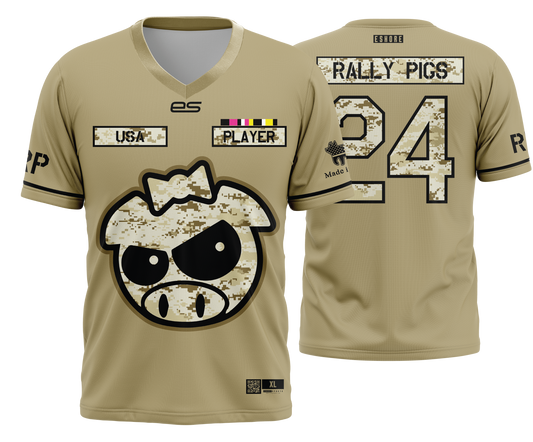 Rally Pigs - TAN MILITARY - FDS | Short Sleeve Jersey