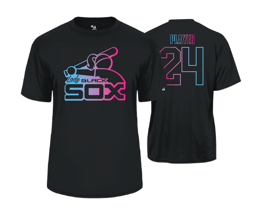 Lady Black Sox - DTF | Unisex Short Sleeve Performance Tee