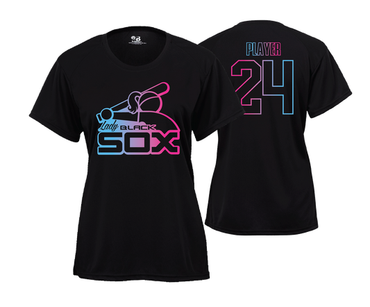 Lady Black Sox - DTF | Women's Short Sleeve Performance Tee
