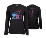 Lady Black Sox - DTF | Women's Long Sleeve Performance Tee