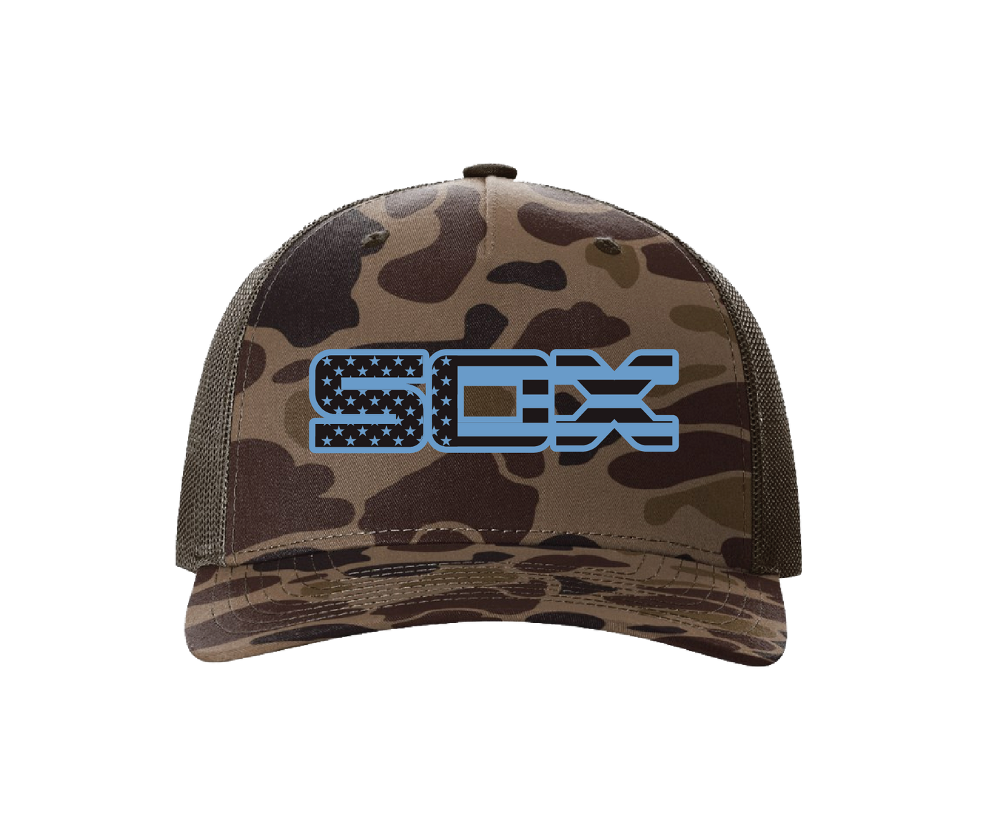 Lady Black Sox - Duck Camo - Trucker Snapback