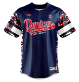 Denton LL All Stars - FDS Unisex Full Button Jersey