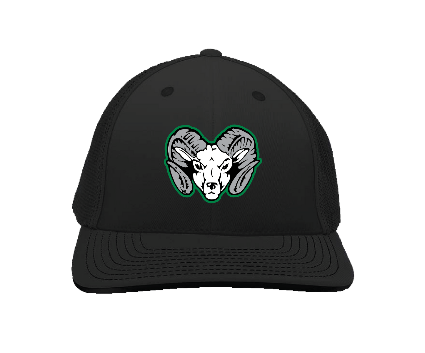 Parkside High School - Rams Head - Fitted Trucker
