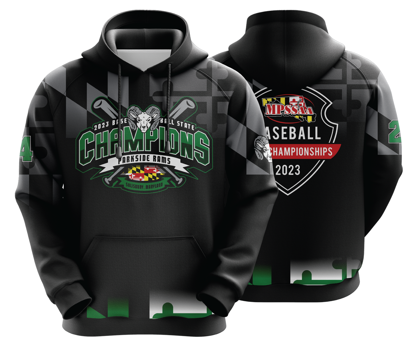 Parkside High School - Baseball Championship - FDS | Unisex Hoodie