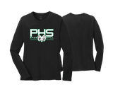 Parkside High School - BASEBALL - Black - DTF | Women's Long Sleeve Cotton Tee