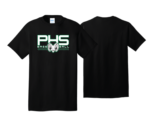Parkside High School - BASEBALL - Black - DTF | Unisex Short Sleeve Cotton Tee