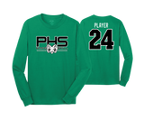 Parkside High School - BASEBALL - Kelly - DTF | Unisex Long Sleeve Cotton Tee