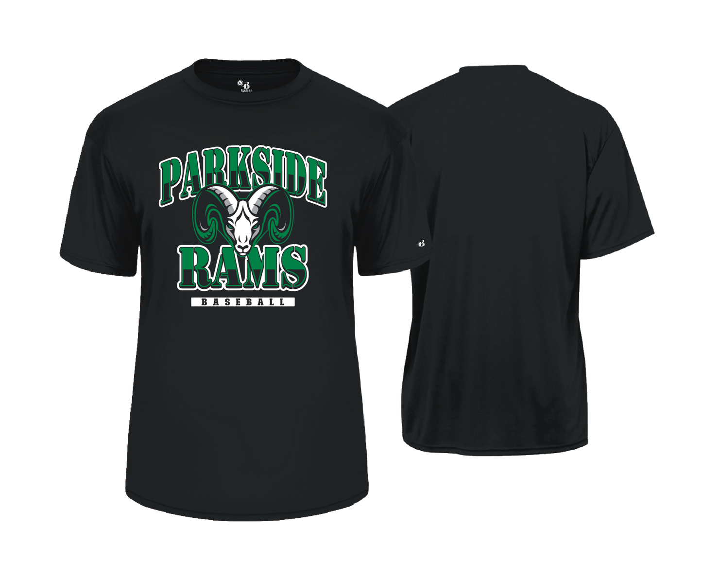 Parkside High School - BASEBALL - Black - DTF | Unisex Short Sleeve Performance Tee