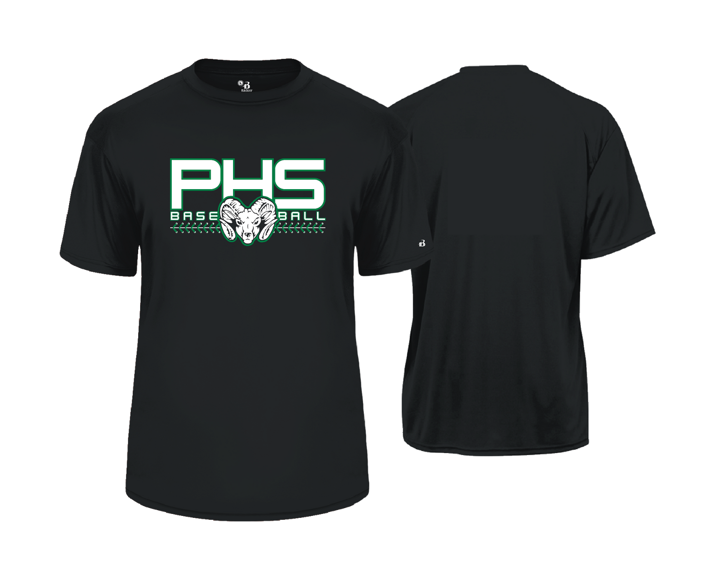 Parkside High School - BASEBALL - Black - DTF | Unisex Short Sleeve Performance Tee
