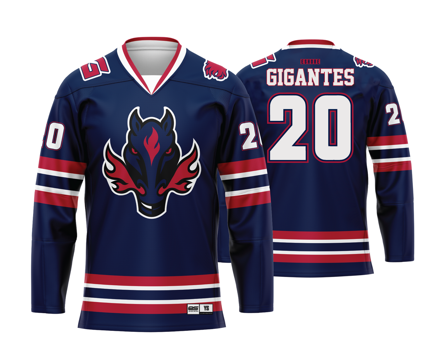 Gigantes Hockey Jesrsey