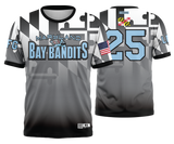 MD Bay Bandits - BLACK/WHITE FLAG - FDS | Short Sleeve Jersey