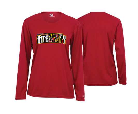 MD Integrity - DTF | Womens Long Sleeve Performance Tee