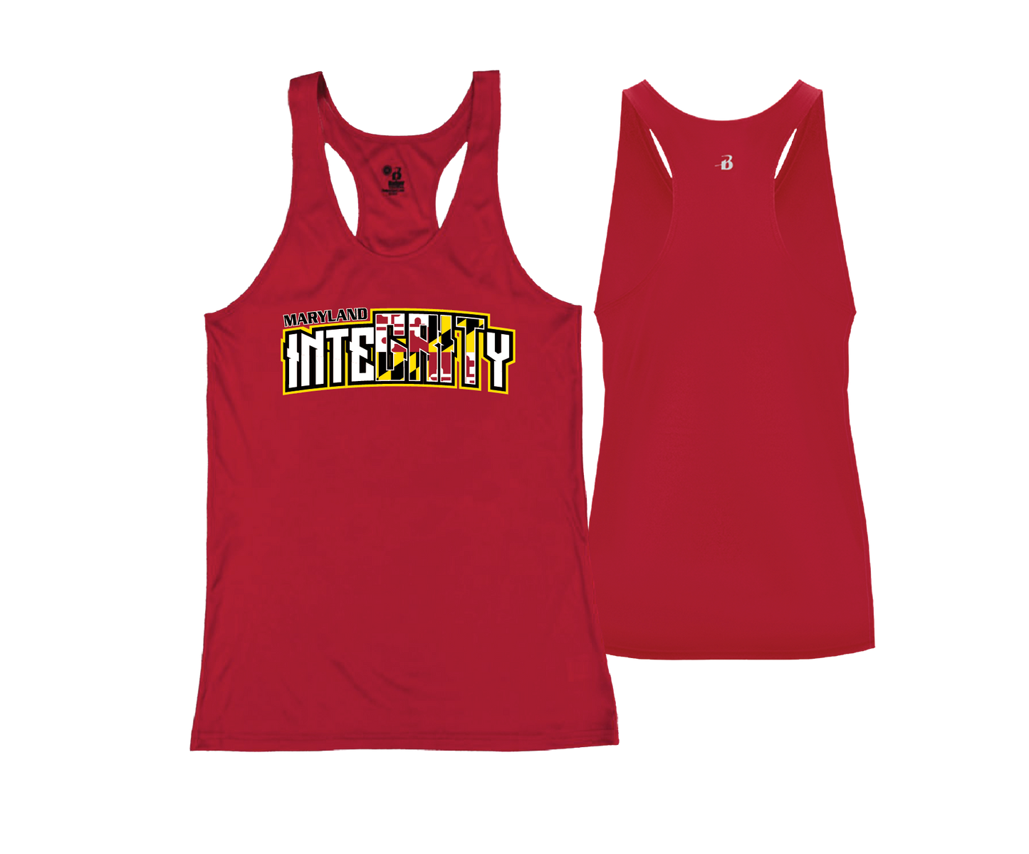 MD Integrity - DTF | Women's Performance Racerback