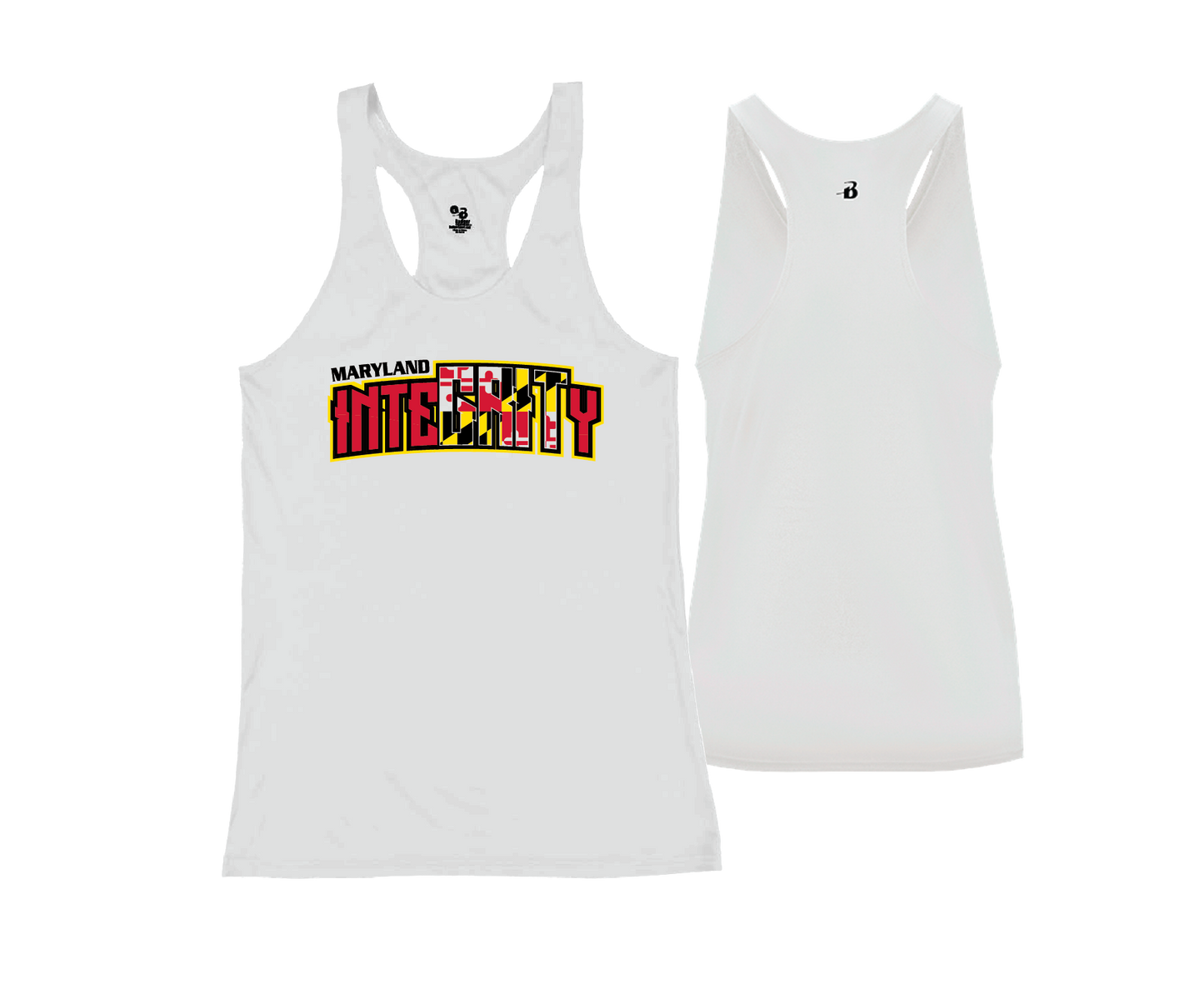 MD Integrity - DTF | Women's Performance Racerback