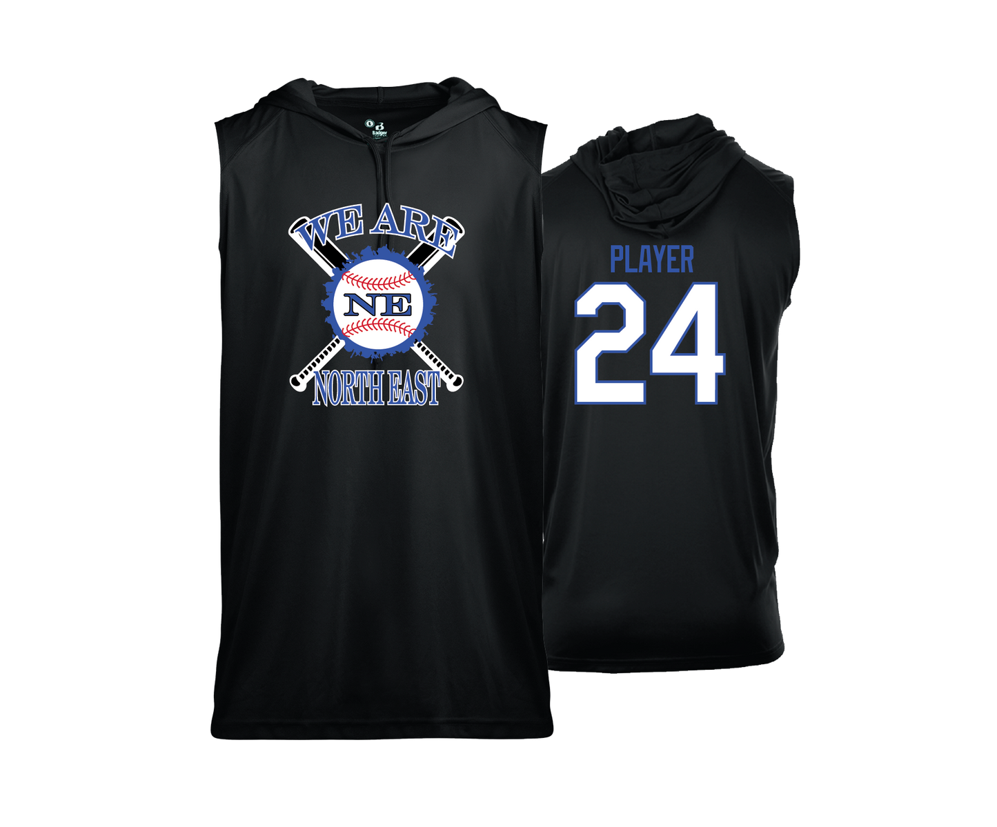 North East- Sleeveless Hooded Tee