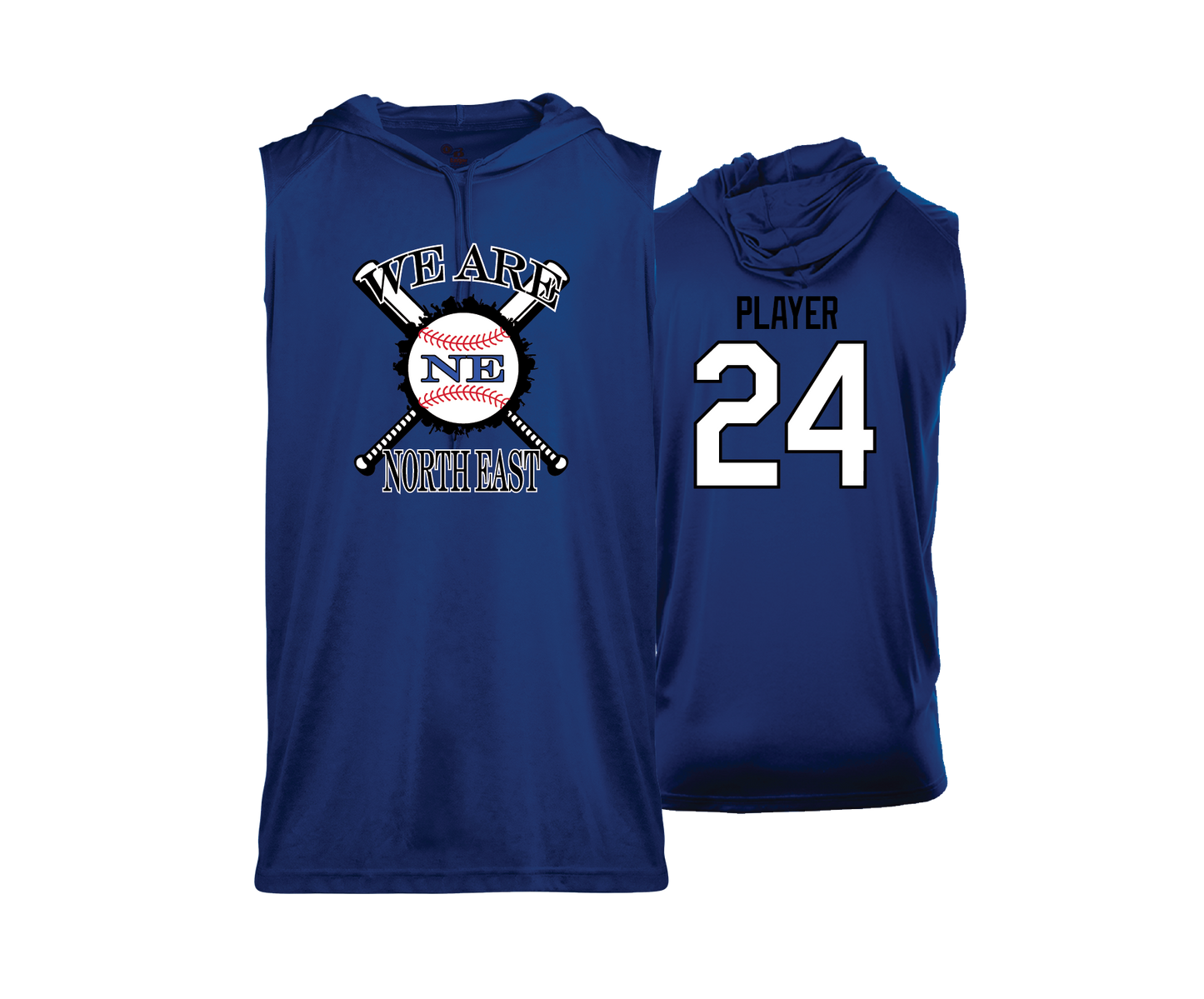 North East- Sleeveless Hooded Tee