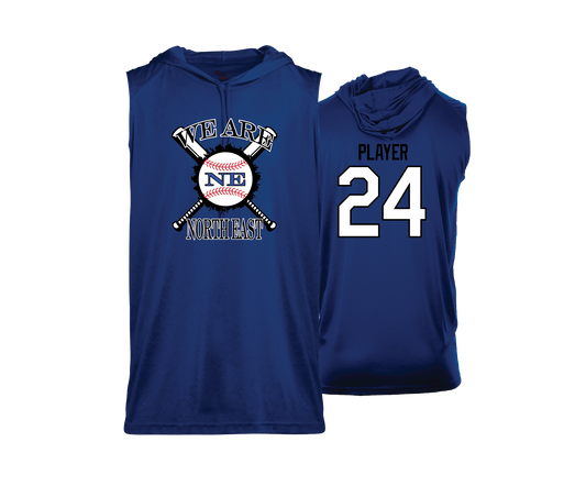 North East - WE ARE NE - DTF | Men's Sleeveless Hooded Performance Tee