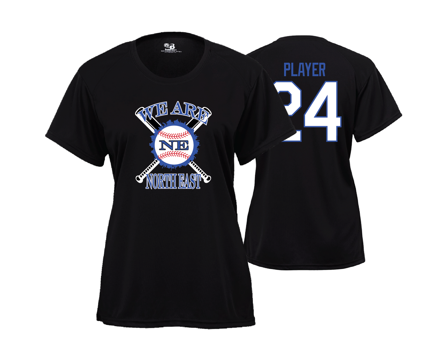 North East- Short Sleeve Womens Performance Tees