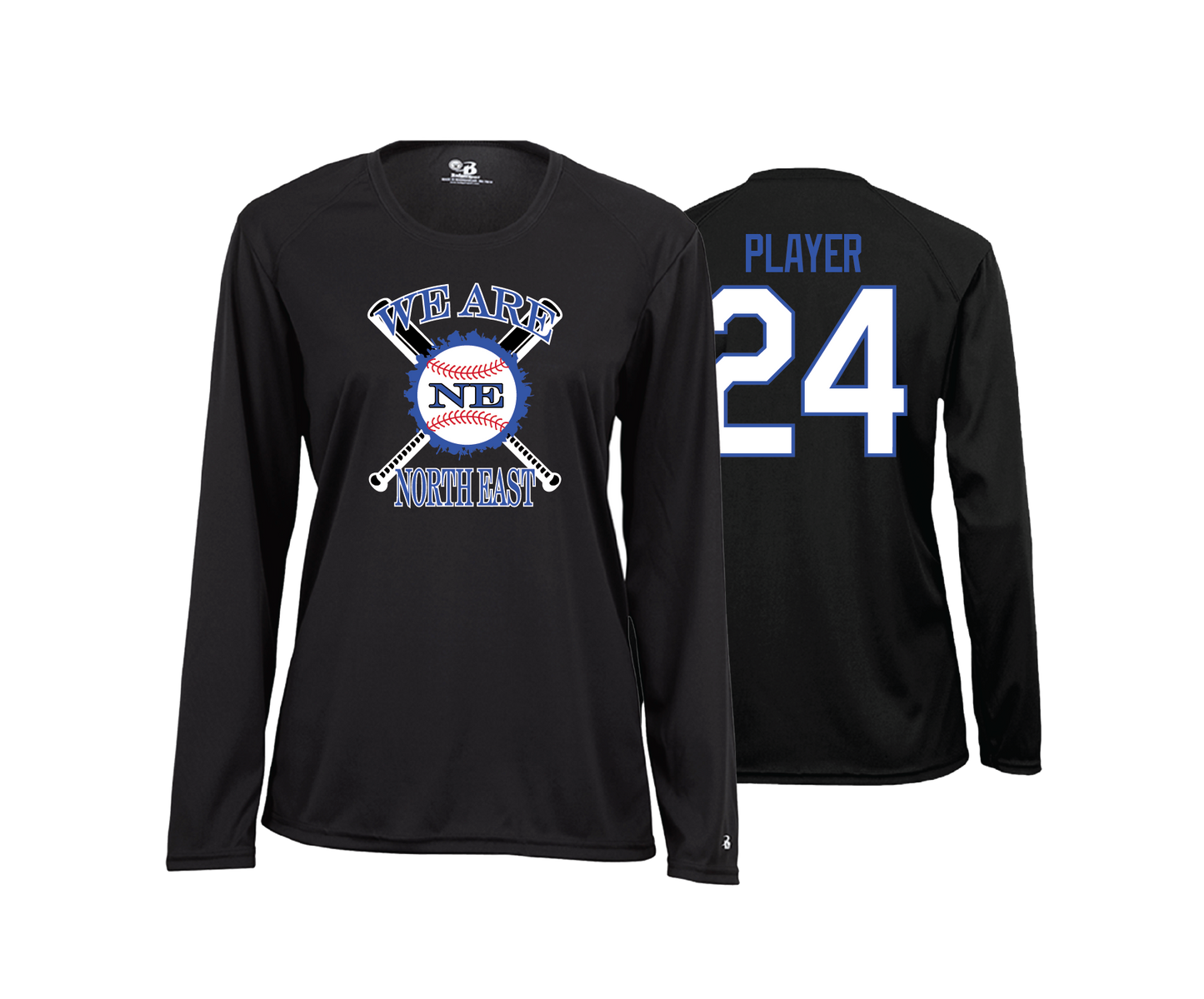WE ARE NE - Women's LS Performance Tee's