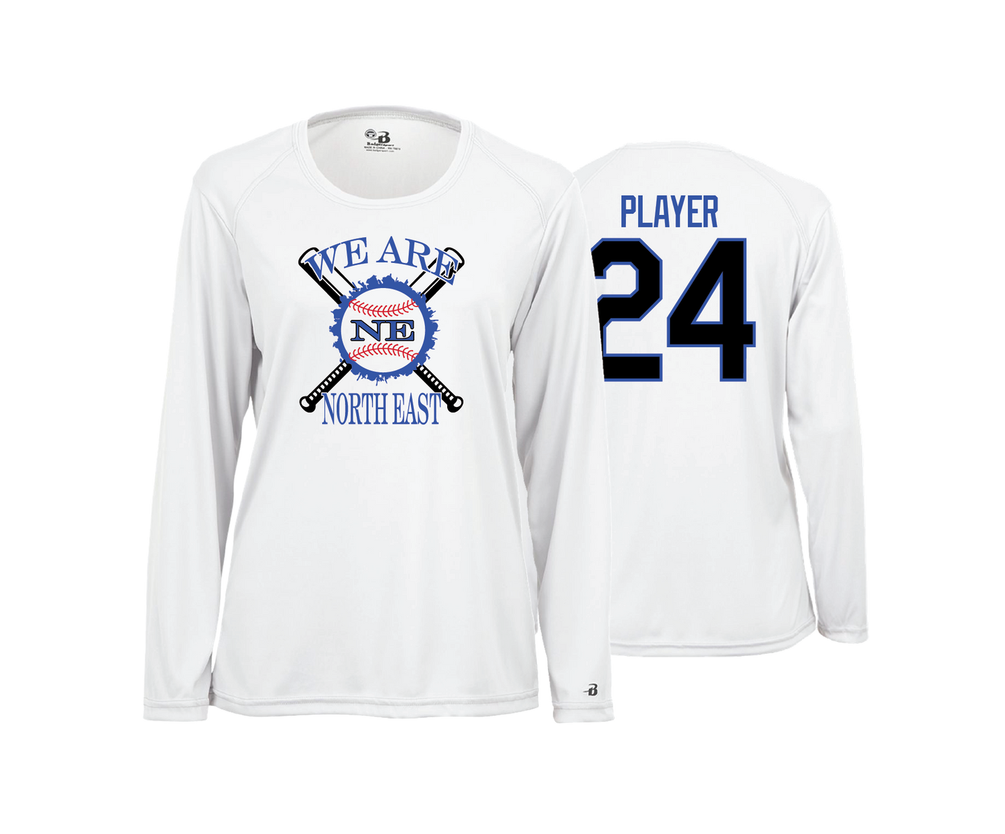 WE ARE NE - Women's LS Performance Tee's