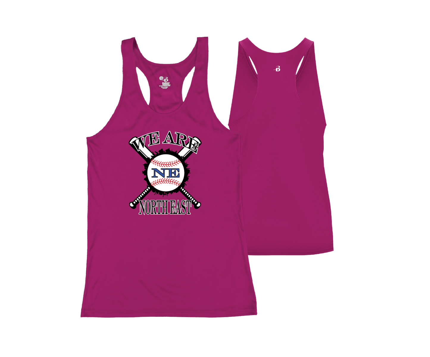 North East - WE ARE NE - DTF | Women's Performance Racerback