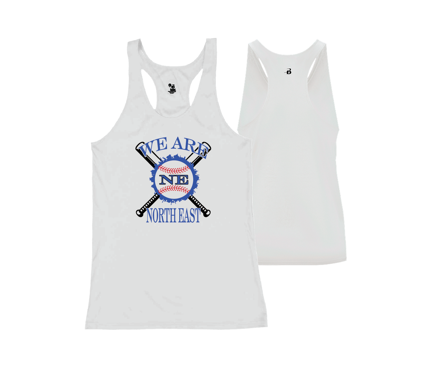 North East - WE ARE NE - DTF | Women's Performance Racerback