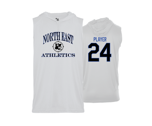 North East - NE Athletics - DTF | Men's Sleeveless Hooded Performance Tee