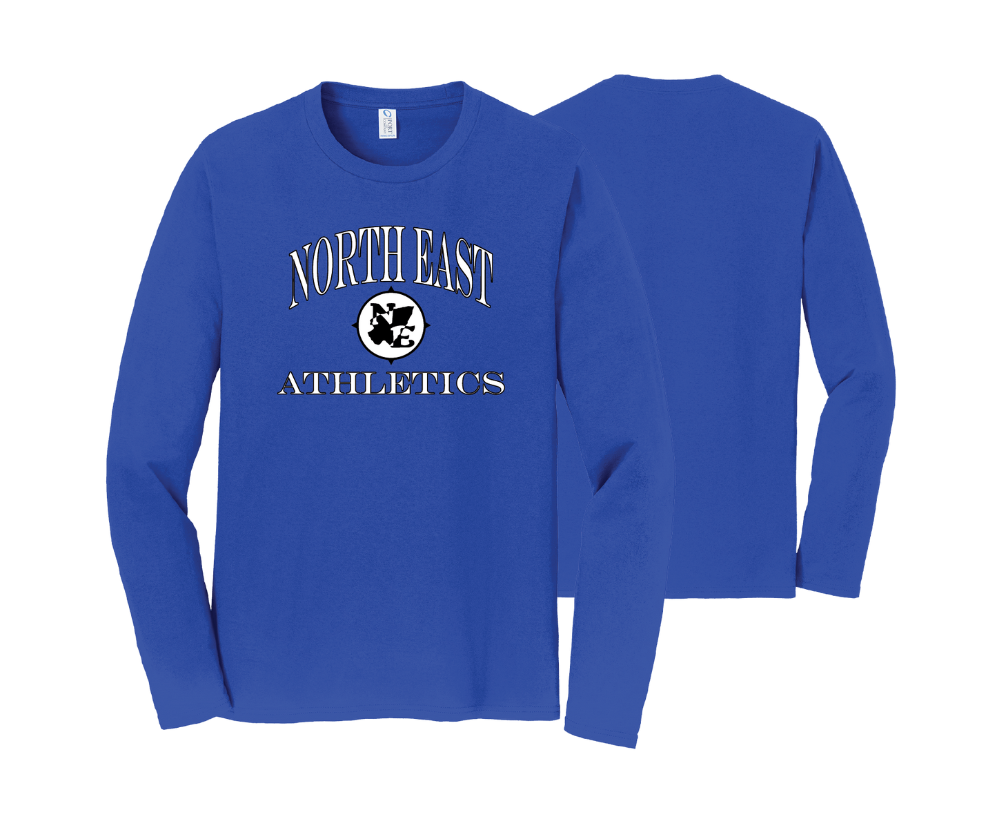 NE Athletics - DTF | Unisex Long Sleeve Cotton Tee