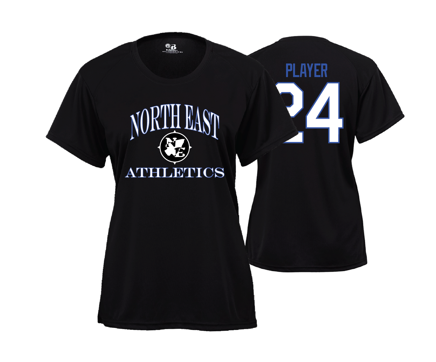 NE Athletics - SS Women's Performance Tee's