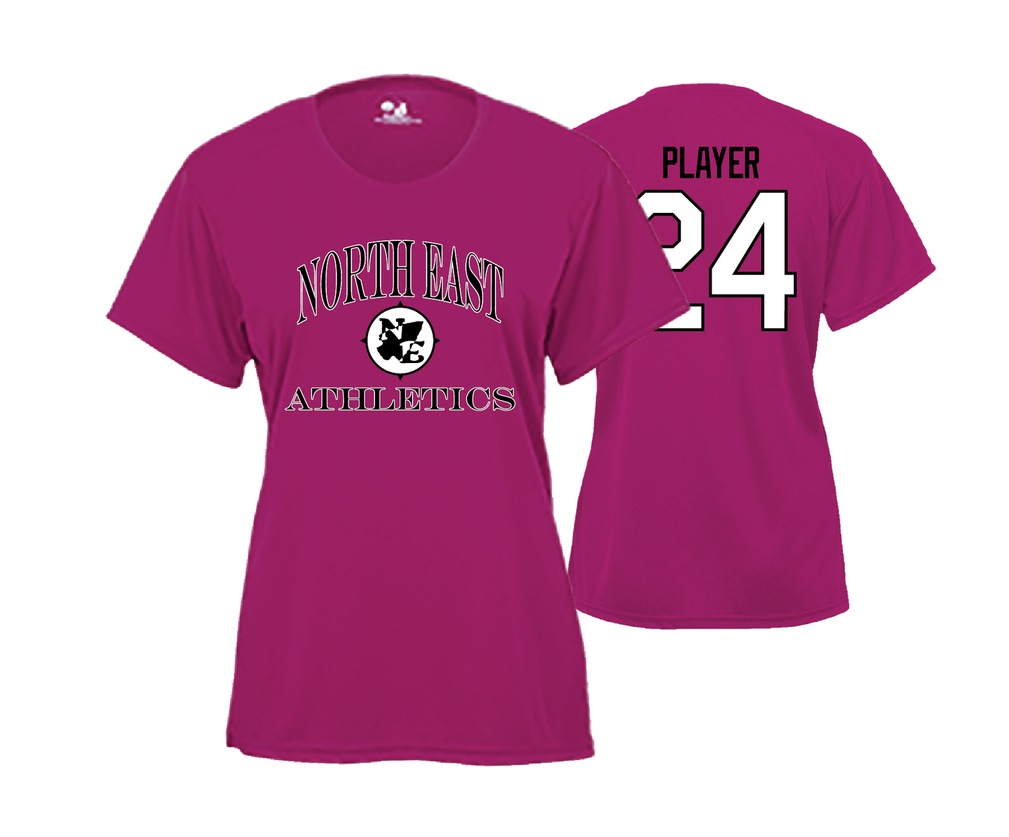 NE Athletics - SS Women's Performance Tee's