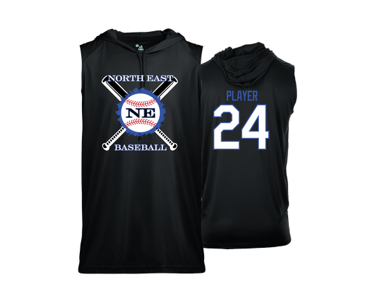 North East - Baseball & Softball - DTF | Men's Sleeveless Hooded Performance Tee