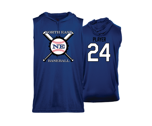 North East - Baseball & Softball - DTF | Men's Sleeveless Hooded Performance Tee