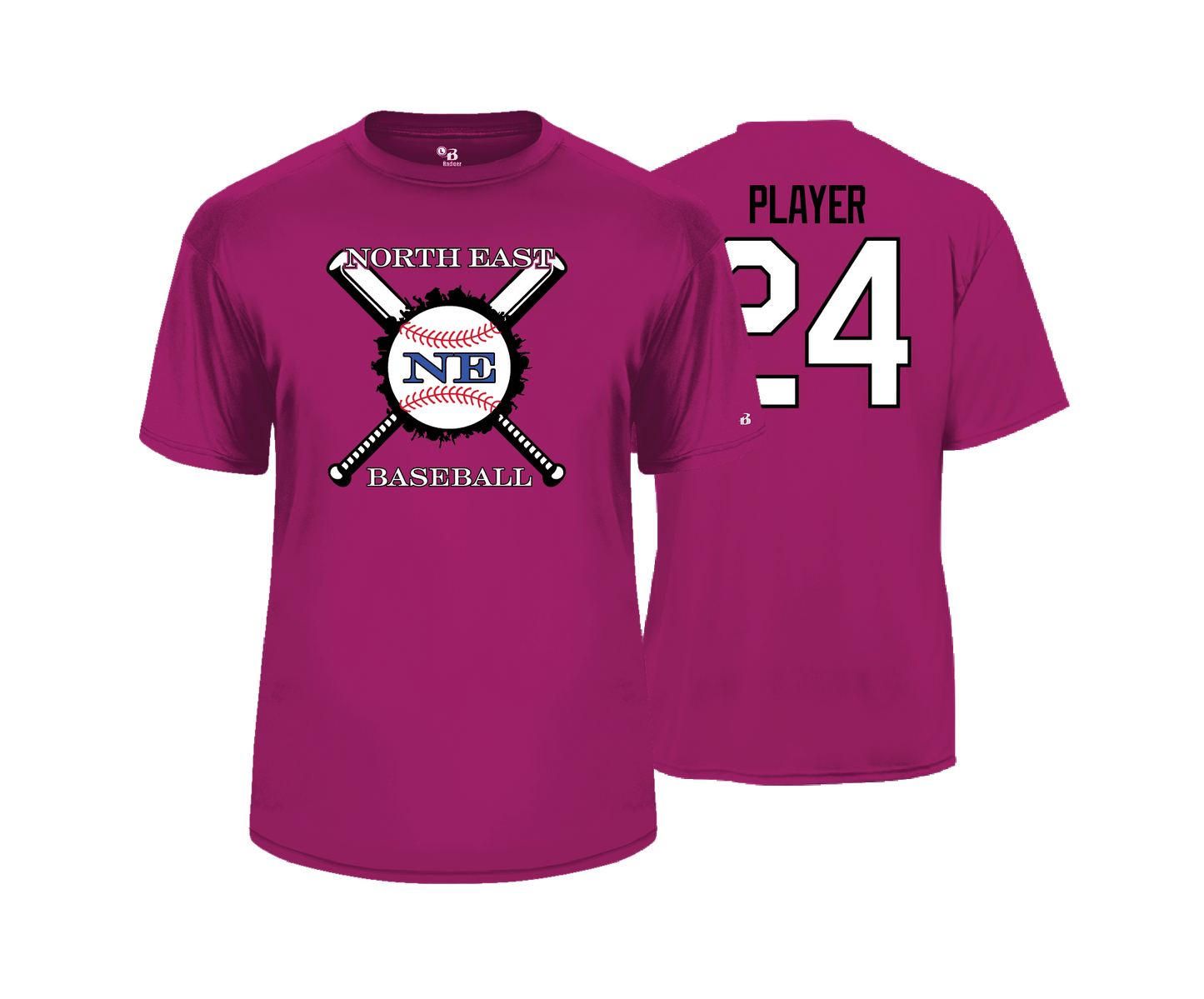 North East BB & SB - SS Performance Tee's