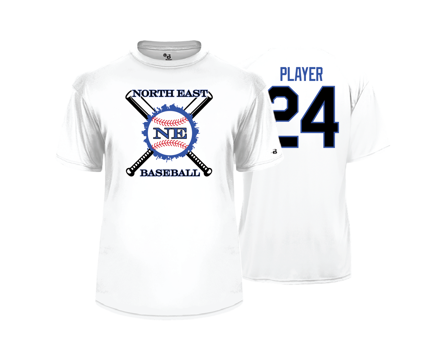 North East BB & SB - SS Performance Tee's
