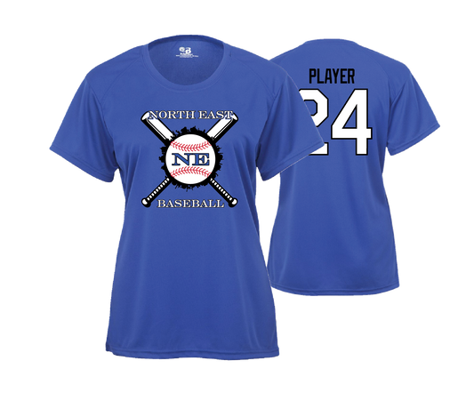 North East BB & SB - SS Women's Performance Tee's