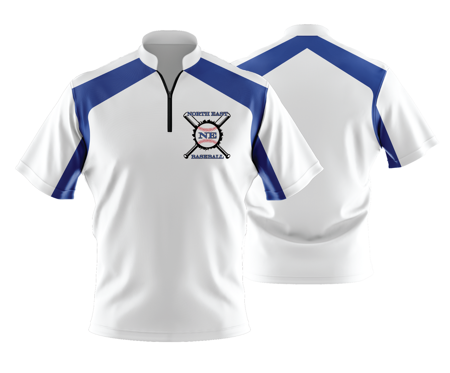 North East - Baseball & Softball - FDS | Unisex Short Sleeve 1/4 Zip Batting Jacket