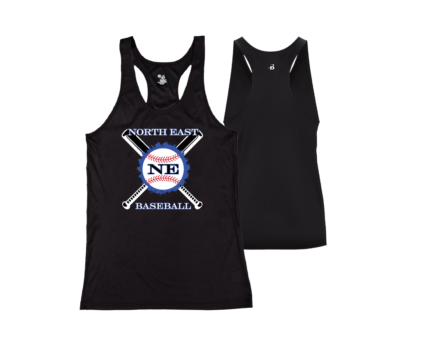 North East BB & SB - DTF Womens Performance Racerback