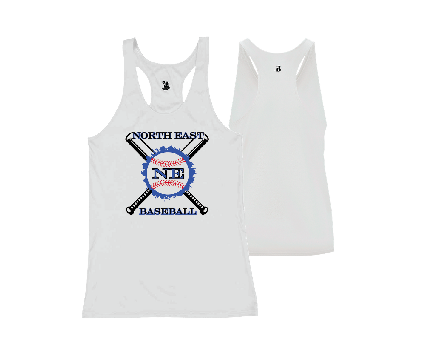North East BB & SB - DTF Womens Performance Racerback
