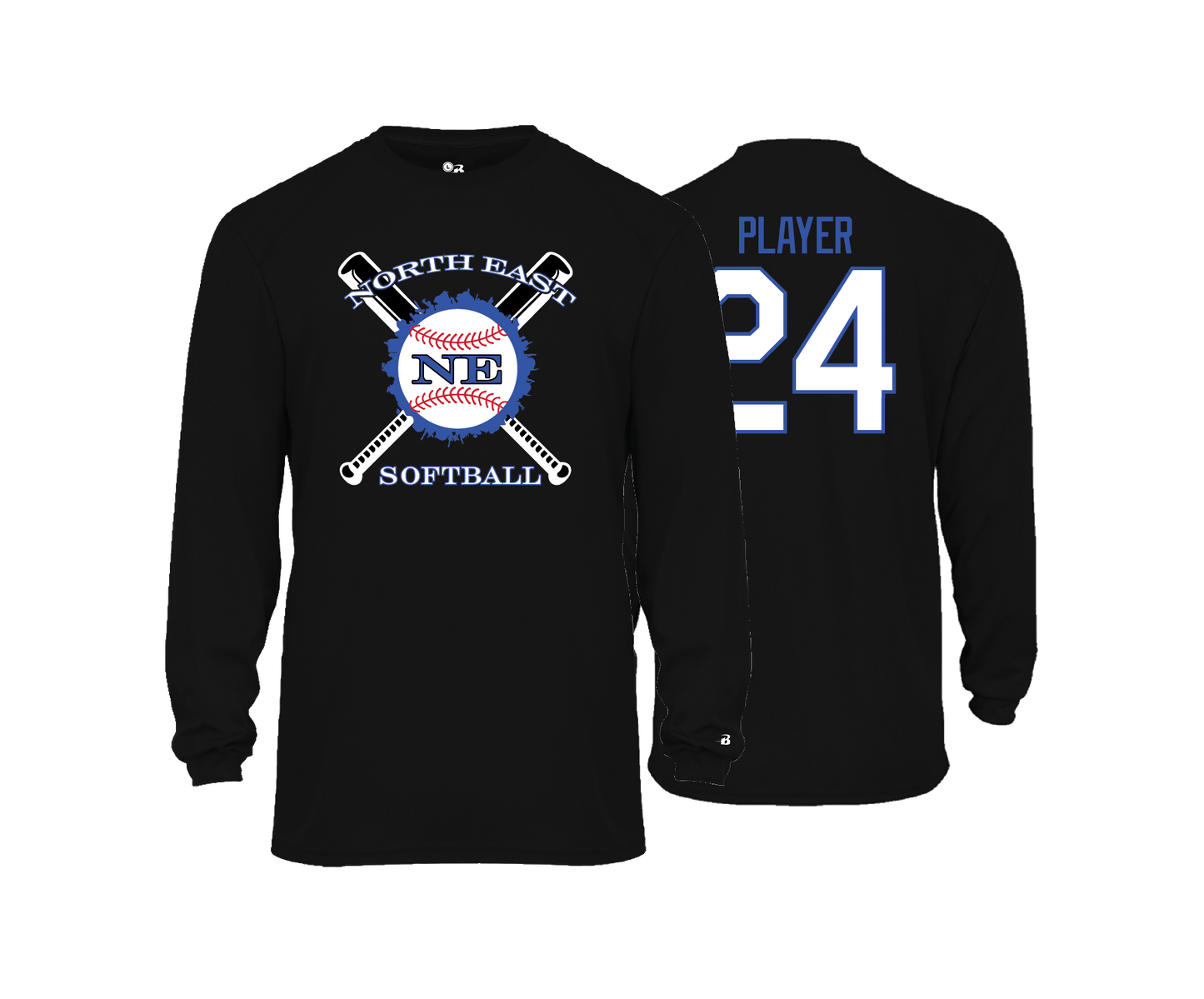 North East BB & SB - LS Performance Tee's