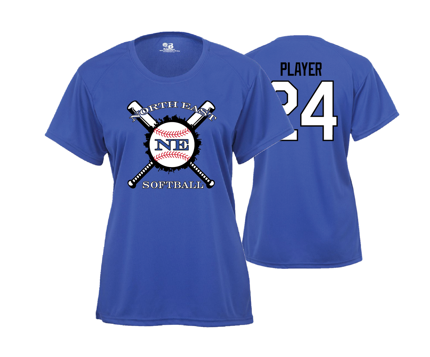 North East- Short Sleeve Womens Performance Tees