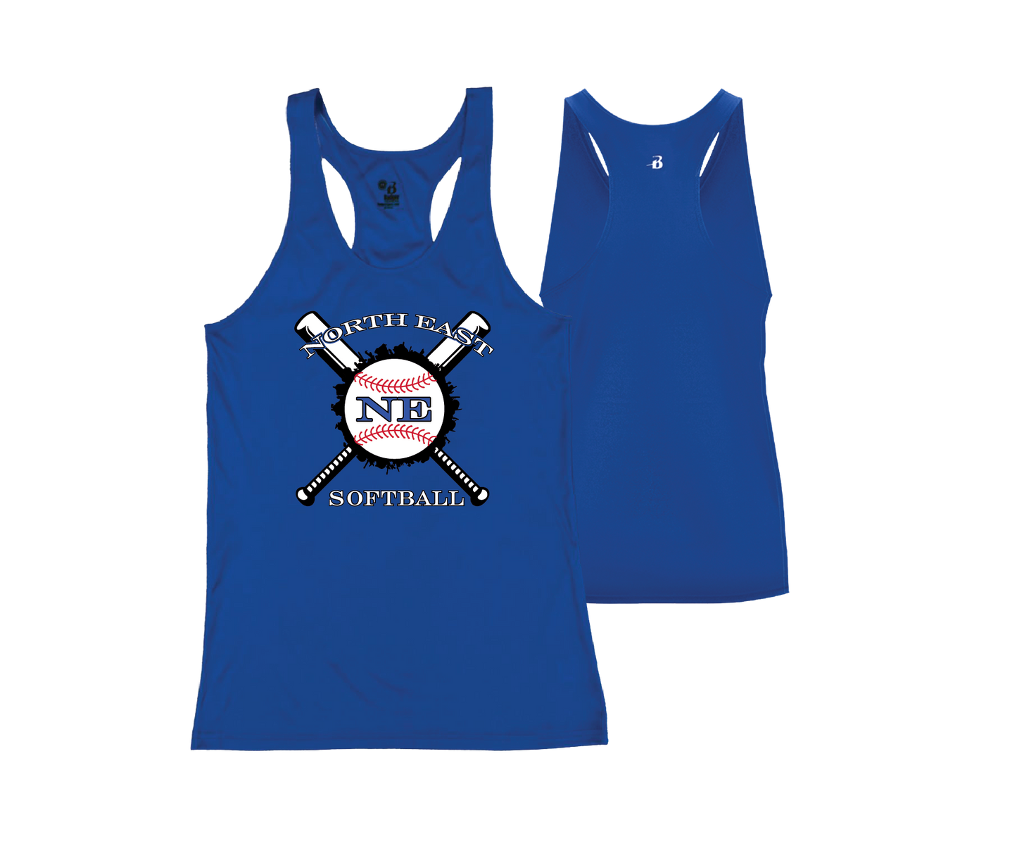 North East BB & SB - DTF Womens Performance Racerback