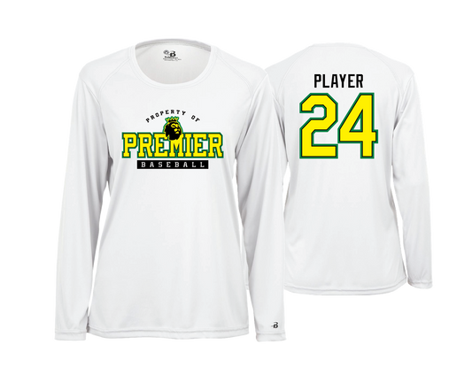 Premier League - DTF | Women's Long Sleeve Performance Tee