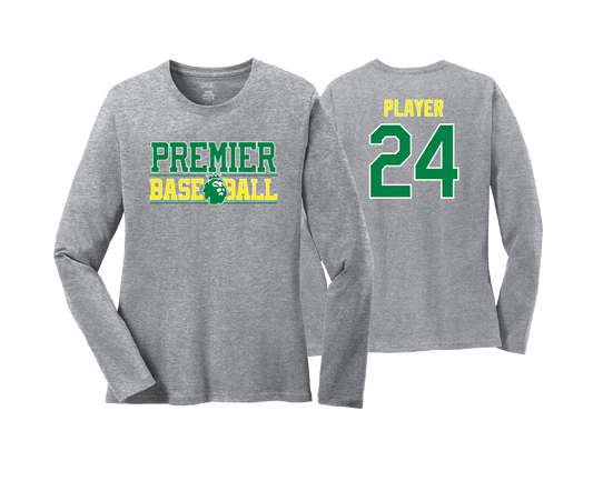 Premier League - DTF | Women's Long Sleeve Cotton Tee