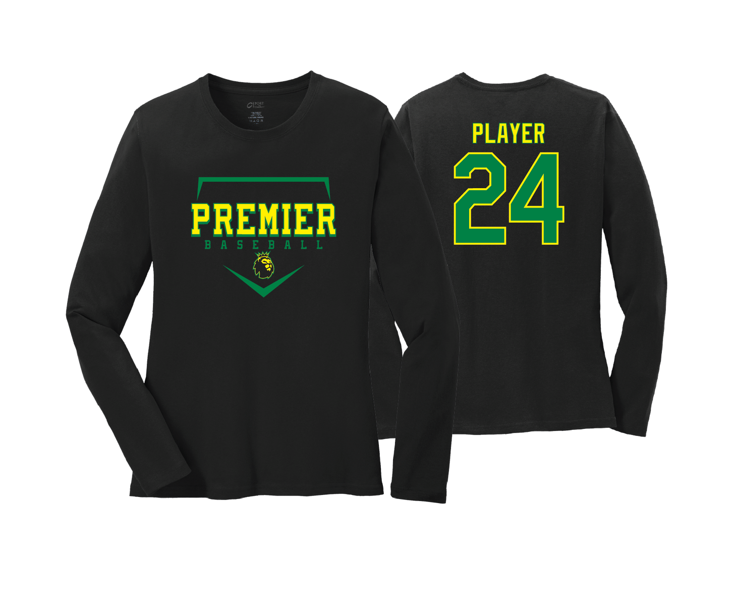 Premier League - DTF | Women's Long Sleeve Cotton Tee