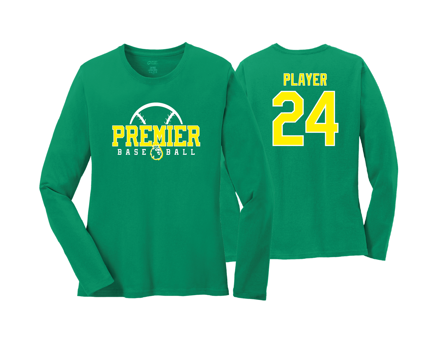 Premier League - DTF | Women's Long Sleeve Cotton Tee