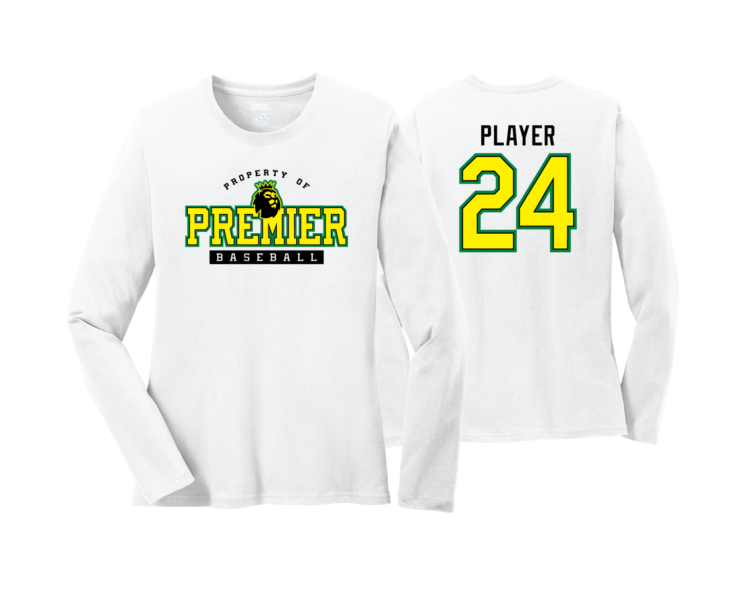 Premier League - DTF | Women's Long Sleeve Cotton Tee